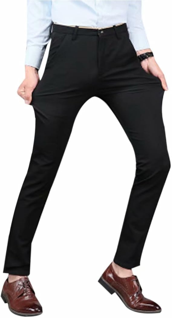 Amazon Japhot メンズ スラックス ビジネス スーツパンツ クールビズ ロングパンツ 薄手 ストレッチ 通勤 仕事着 紳士 美脚 カジュアル オールシーズン ロングパンツ 通販