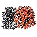 AGSIVO 50pcs Irrigation Drip Kit Garden Adjustable Sprinkler with 3 Tee Irrigation Misting Dripper Drip Head 