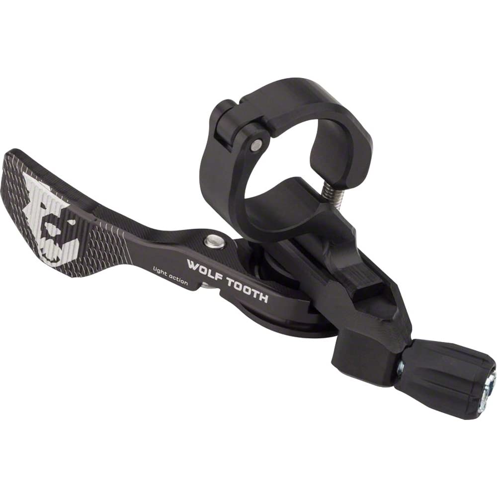 Wolf Tooth ReMote Light Action Dropper Post Lever - Effortless Light Actuation, Easy to Install - Durable, Low Profile, Machined MTB Dropper Post Lever for Bike Seatpost