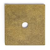 10 PLAIN SQUARE Washers Brass Hardware 1.1''