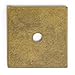 10 Plain Square Washers Brass Hardware 1.57