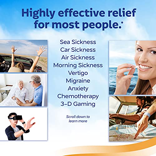 SeaBand AntiNausea Ginger Gum For Motion & Pregnancy Morning Sickness