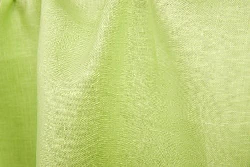 Plain GREENISH 100% FLAX linen FABRIC BY THE METRE - Width 150 cm (59") - 200 GSM Textile - Woven in Northern Europe