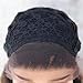 Sapphirewigs Black Ombre Brown Color Kinky Curly Black Women Daily Makeup Kanekalon Heat Resistant Hair Synthetic Lace Front Party Wigs With Baby Hair