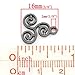 Housweety 50PCs Gunmetal Celtic Triskelion Charm Pendants 16x13mm(5/8