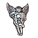 VENICEBEE® Archangel St. Michael Saint Shield Cross Sword Guardian Angel Protection Silver Plated Premium Pin