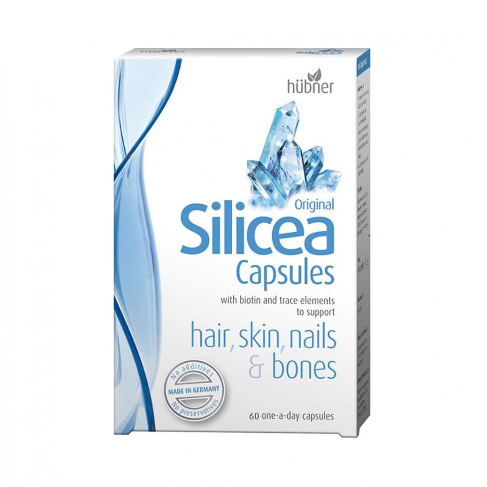 Hubner Silicea for Hair Skin and Nails - Pack of 60 Capsules
