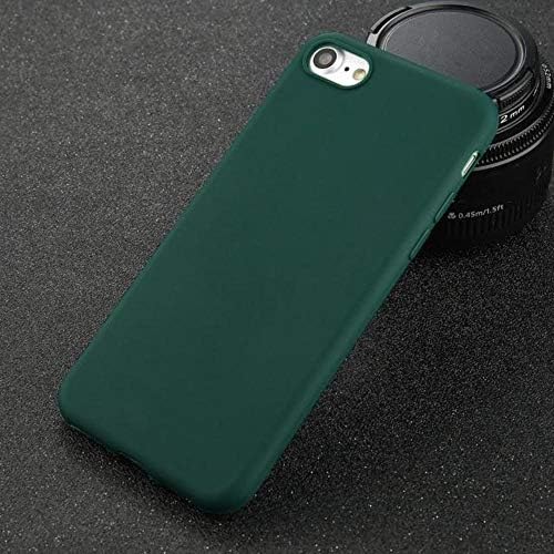 Raytron Phone Case for iPhone Simple Solid Color Ultrathin Soft TPU Cases Candy Color Back Cover (Green/for iPhone XR)