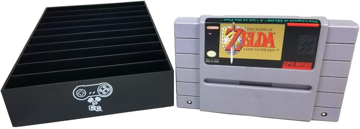 Super nintendo game holder Clearance