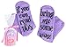 Wine Socks with Cupcake Packaging (Lilac) - If You Can Read This Bring Me Wine - 6 Colors to Choose From!