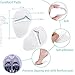 Heel Pads Heel Grips for Prevent Blister Relief Heel Pain, High Heel Inserts for Heels Rubbing,Ball of Foot Insoles,Back of Heel Cushion Heel Liner for Women and Men Shoes Too Big (Clear)