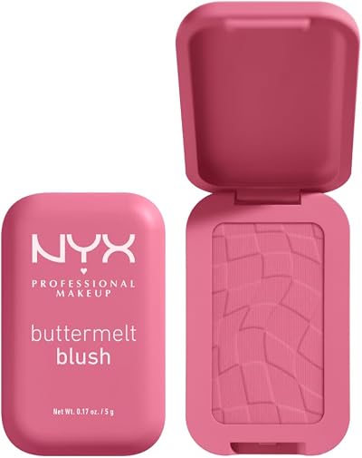 NYX Buttermelt Powder Blush For The Butta 12H Vegan Mango Shea