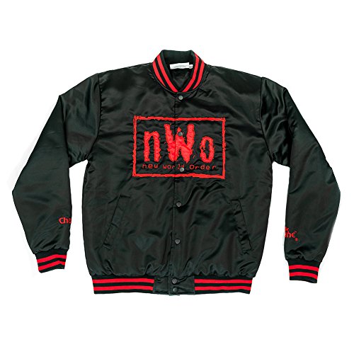 Wwe nwo wolfpac vintage chalk line jacket black large
