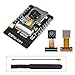 ESP32-CAM Camera WiFi + Bluetooth Module 4M PSRAM Dual-core 32-bit CPU Development Board with OV2640 2MP Camera Module and 8dBi Wireless Network WiFi WLAN Antenna + IPEX to RP-SMA Pigtail Cable