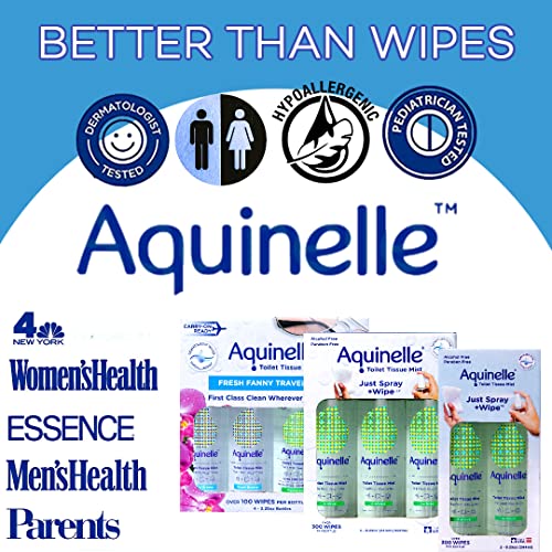 Aquinelle Toilet Tissue Mist, EcoFriendly & NonClogging Alternative