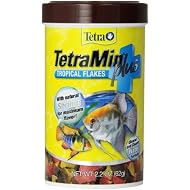 Tetra TetraMin Plus Tropical Flakes 2.2 Ounces, Nutritionally Balanced Fish Food, With Added Shrimp