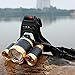 Brightest LED Headlamp 6000 Lumen Flashlight 2X 5000 mAh Rechargeable 18650 Headlight flashlights, Waterproof Hard Hat Light, Lumen Bright Head Lights, Running or Camping headlamps