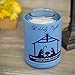Elanze Designs Christmas Nativity Scene Black Silhouette Stoneware Electric Large Jar Candle Warmer