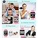 Smart Watch - 321OU Fitness Tracker Bluetooth Smart Watch Smartwatch Phone Fitness Tracker SIM SD Card Slot Camera Pedometer iPhone iOS Samsung LG Android Men Women Kids (Pink)