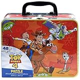 Toy Story 4 Large Lunch Tin Box with 48pc Puzzle Inside