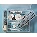 Janome Memory Craft 6300P Sewing Machine Bundle with Rolling Trolley, Blue Buttlerfly Bobbins and Size 14 Needles
