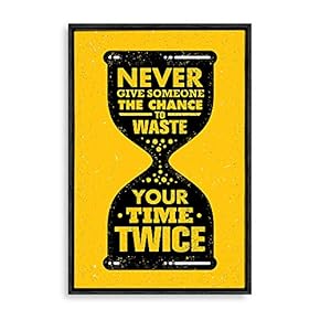 signwin Framed Canvas Wall Art Motivational Words Canvas...