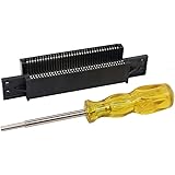 XtremeAmazing 72 Pin Replacement Connector Cartridge Slot with 3.8mm Screwdriver Open Tool for NES 8 Bit Nintendo System