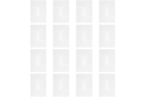 PATIKIL 5S Location Marking Corner, 32 Pcs 3 x 3 x 1.2 Inch PVC L-Shape Floor Marking Tape Workplace Floor Organization Marke