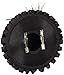 Forum Novelties Women's Mini Top Hat with Rose Costume Accessory, Black, One Size