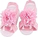 Toptim Baby Girl's Barefoot Sandals Flower for Newborn Toddlers (0-3T) (Mixed 12 Colors)