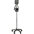 Labtron Mobile Blood Pressure Monitor with Rolling Stand, Adult Large BP Cuff, Height-Adjustable