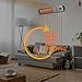 Patio Heater - Outdoor Heater w/3s-Fast Heating & Remote Control, Electric Patio Heater w/24H Timer Auto Shut Off, Super Quiet Wall-Mounted Space Heater for Large Room, Garage, Backyard, Office, 1500W