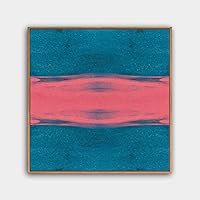 Framed Canvas Wall Art Abstract Canvas Prints Home Artwork Decoration for Living Room,Bedroom - 16x16 inches