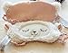 Ayygift 2-PACK Lambs Wool Patch Eye Mask Cute Plush Sheep Sleeping Eye Cover Blinder