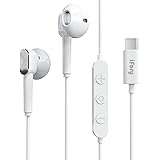 USB C Earphones, iFory HiFi Stereo Type C Earbuds Stereo in-Ear Earbud USB C Headphones with Mic and Volume Control Compatibl