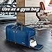 Gonex 60L Packable Travel Duffle Bag Foldable Duffel Bags for Luggage Gym Sports Camping Travelling Cycling Storage Shopping Water & Tear Resistant Deep Blue