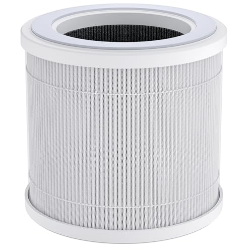 Original FULMINARE T10 Air Purifier Replacement Filter, 3-In-1 Filter, Efficiency Activated Carbon, Filtering Out 99.99% 0.01 Microns, Smoke, Particles