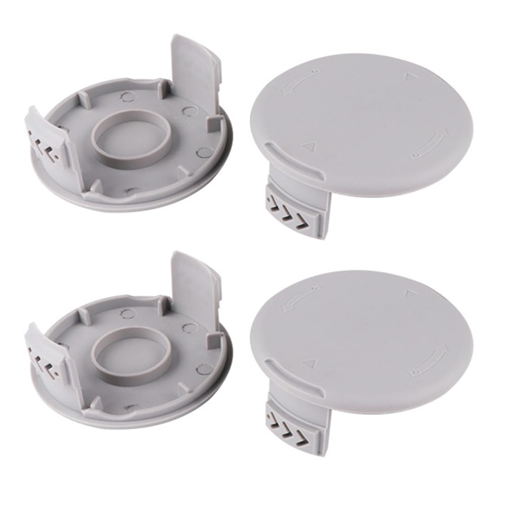 TopHomer 4Pcs Trimmer Spool Caps, Replacement Spool Cover Caps, Compatible with Ryobi One+ AC14RL3A and Ryobi AC14HCA One+ Cordless Trimmer