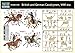 BRITISH AND GERMAN CAVALRYMEN, WWI ERA 1/35 MASTER BOX 35184 2 HORSES + 2 FIGURE