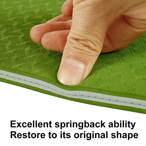image for BLC Anti-Tear TPE Yoga Mat lightweight Anti-slip 6mm Premium Exercise 