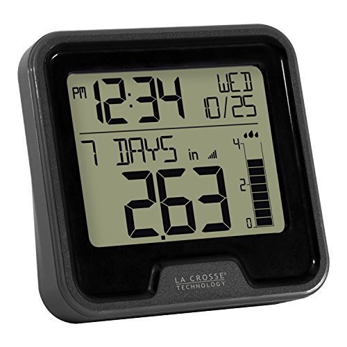 La Crosse Technology 724-1409 Wireless Digital Rain Gauge with in Temperature