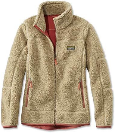 L.L.Bean Women’s Mountain Pile Fleece Jacket US Fit Regular