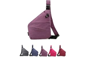 Fixett Wander Plus Anti Theft Travel Bag Wander Plus Anti-Theft Bag Slim Sling Bag Cross Body Travel Bag