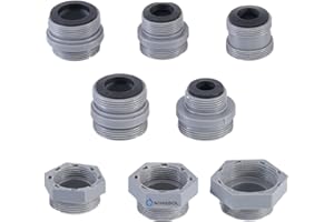 WINGSOL WINGSOL Faucet Adapter Kits for Kitchen Bathroom Faucet Male Female Faucet Mount Filter Garden Hose Bathtub Aerator Diverter Water Filter Accessories 8PCS