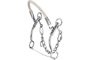 Tough-1 Stainless Steel Hackamore Rope Nose - 5