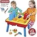 Sand and Water Table, Aquatic Arena Sandbox Activity Play Set - Play Sand and Water Creative Sensory Table with Lid & Accessories, Includes 12 Piece Beach Toy Play Set, With Bonus Water Gun & E-Book