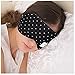 VCGEO Sleep Mask,Reusable Hot & Cold Therapy SPA Gel Eye Mask Set for Insomnia, Puffy Eyes & Dark Circles,Comfortable & Super Soft.Black