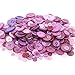 Rustark 650Pcs Resin Buttons Favorite Findings Basic Buttons 2 and 4 Holes Craft Buttons for Arts, DIY Crafts, Decoration, Sewing - Sizes Range from 0.28 to 1.18 Inch (Purple)
