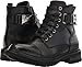 GUESS Men's RAND Combat Boot, Black, 10 Medium US