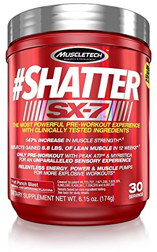 MuscleTech Shatter SX-7 Fruit Punch Supplement - by Muscle Tech